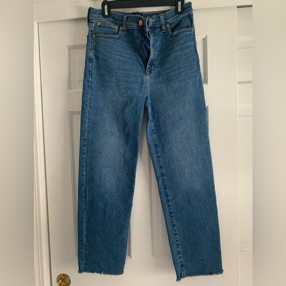 J Crew Factory Stovepipe jeans.